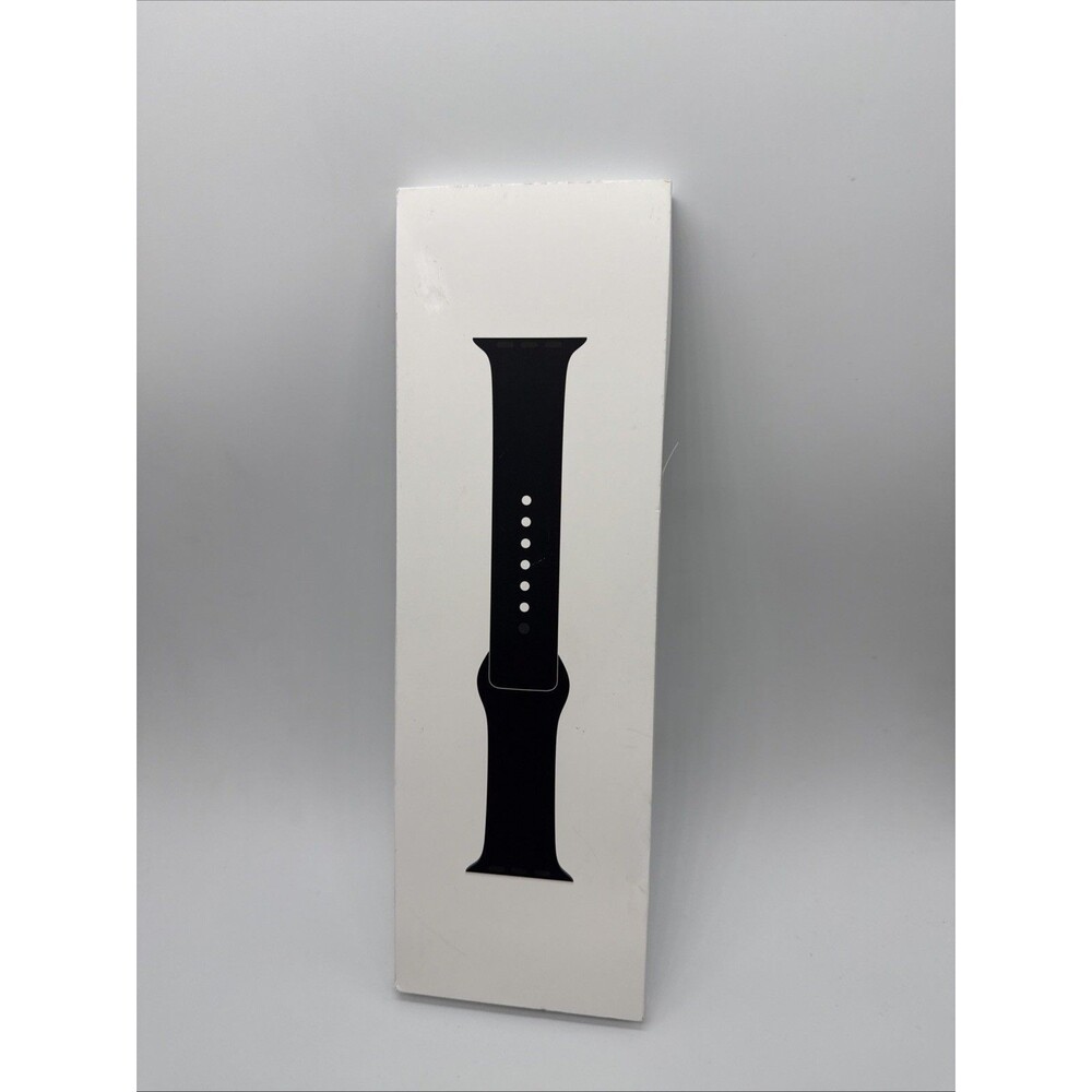 NEW Genuine Apple Watch Sport Band 46mm M/L Black Stainless Steel Pin